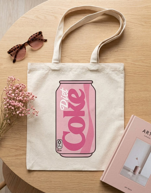 DIET COKE PRINTED TOTE BAG