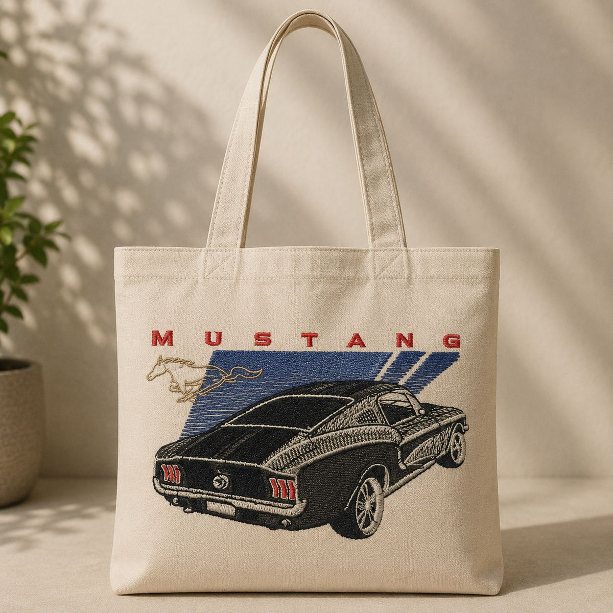Mustang Tote Bag