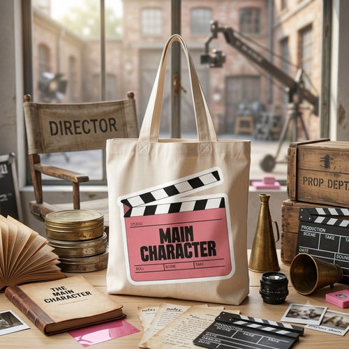 MAIN CHARACTER PRINTED TOTE BAG